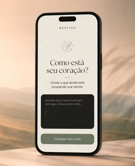 Desliga aberto no celular: tela Como está seu coração?