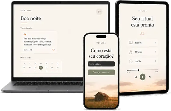 Desliga no notebook, celular e tablet